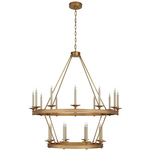 Launceton - 20 Light Large 2-Tier Chandelier In Modern Style-47.5 Inches Tall and 43.25 Inches Wide