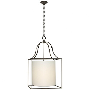Gustavian - 3 Light Lantern-35.75 Inches Tall and 20.5 Inches Wide - 1327995