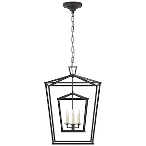 Darlana - 3 Light Medium Double Cage Hanging Lantern