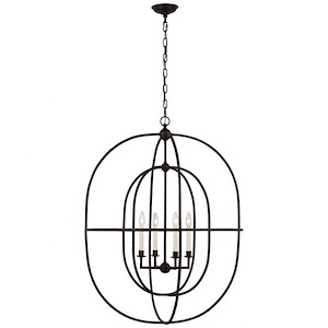 Desmond - 22W 4 LED Open Double Oval Lantern In Casual Style-40.5 Inches Tall and 31 Inches Wide