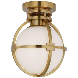 Gracie - 5W 1 LED Captured Globe Flush Mount In Modern Style-9.5 Inches Tall and 7.25 Inches Wide - 1314534