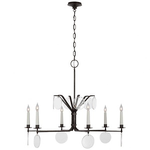 Danvers - 33W 6 LED X-Large Chandelier In Traditional Style-34.5 Inches Tall and 42 Inches Wide - 1225150