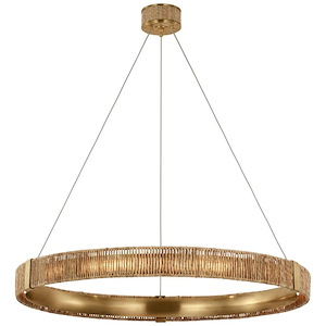 Kayden - 85W LED Ring Chandelier In Modern Style-4.25 Inches Tall and 40.75 Inches Wide