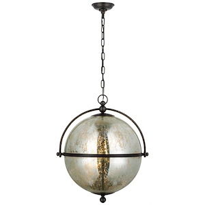 Bayridge - 30W 2 LED X-Large Pendant In Traditional Style-25 Inches Tall and 21.25 Inches Wide