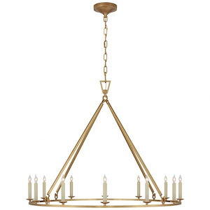 Darlana - 12 Light Large Single Ring Chandelier In Casual Style-31.5 Inches Tall and 40 Inches Wide - 1112102