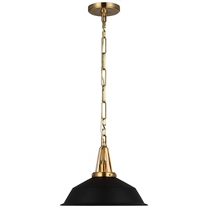 Layton - 15W 1 LED Pendant In Casual Style-11.5 Inches Tall and 14 Inches Wide