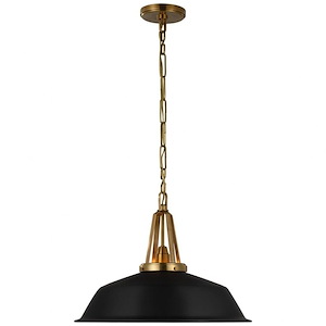 Layton - 15W 1 LED Pendant In Casual Style-15 Inches Tall and 20 Inches Wide - 1112122