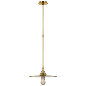 Parkington - 7W 1 LED Pendant In Modern Style-4.5 Inches Tall and 14 Inches Wide