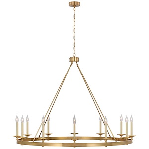 Launceton - 66W 12 LED Grande Ring Chandelier In Traditional Style-38.25 Inches Tall and 53.25 Inches Wide