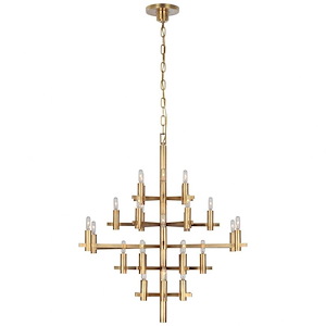 Sonnet - 195W 30 LED Medium Chandelier In Modern Style-32.5 Inches Tall and 32 Inches Wide