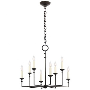 Rowen - 44W 8 LED Medium Chandelier In Casual Style-22.25 Inches Tall and 25.25 Inches Wide - 1225273