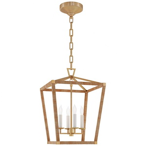 Darlana - 22W 4 LED Small Wrapped Lantern-18 Inches Tall and 12.5 Inches Wide