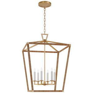 Darlana - 33W 6 LED Large Wrapped Lantern-34.25 Inches Tall and 24 Inches Wide - 1328059