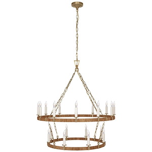 Darlana - 110W 20 LED Large 2-Tier Chandelier-44.5 Inches Tall and 39.25 Inches Wide