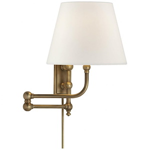 Pimlico - 1 Light Swing Arm Wall Sconce In Traditional Style-17 Inches Tall and 25.5 Inches Wide
