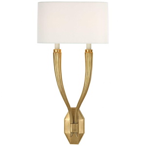 Ruhlmann - 2 Light Double Wall Sconce In Modern Style-22.5 Inches Tall and 10.75 Inches Wide