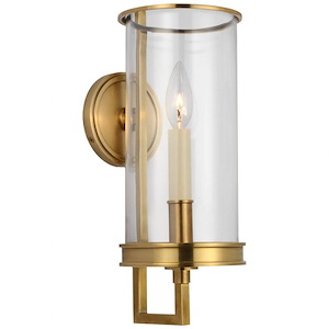 Glendon - 6.5W 1 LED Small Hurricane Wall Sconce In Traditional Style-14.5 Inches Tall and 5.75 Inches Wide
