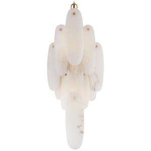 Cora - 7W 2 LED Large Waterfall Wall Sconce In Casual Style-22.75 Inches Tall and 10 Inches Wide - 1225233