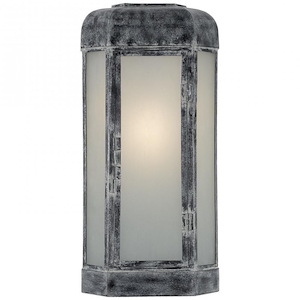 Dublin - 1 Light Outdoor Large Faceted Wall Sconce