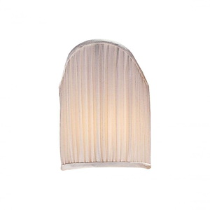 Clip On - 5.5 inch Silk Pleated Candle Clip Shield - 1225288