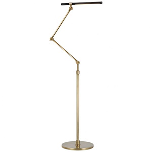 Heron - 10W LED Medium Adjustable Floor Lamp In Modern Style-46.25 Inches Tall and 10.5 Inches Wide - 1328122