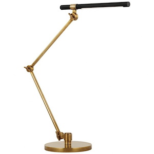 Heron - 15W LED Large Desk Lamp In Modern Style-15 Inches Tall and 7 Inches Wide - 1112230