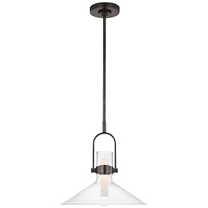 Larkin - 9W LED Empire Pendant In Modern Style-14 Inches Tall and 14 Inches Wide - 1314575
