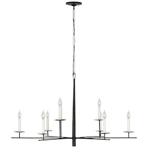 Arnav - 49.5W 9 LED X-Large Chandelier In Casual Style-24.25 Inches Tall and 42 Inches Wide