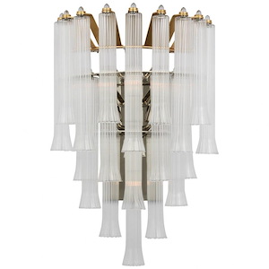 Lorelei - 22W 4 LED Large Waterfall Wall Sconce In Traditional Style-22 Inches Tall and 14.75 Inches Wide
