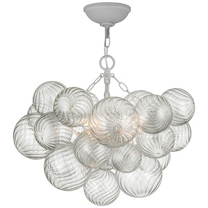 Talia - 19.5W 3 LED Semi-Flush Mount-23 Inches Tall and 24 Inches Wide
