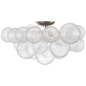 Talia - 26W 4 LED Flush Mount In Modern Style-12 Inches Tall and 25.25 Inches Wide - 1328137