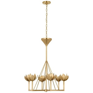 Alberto - 6 Light Small Chandelier-34.5 Inches Tall and 30 Inches Wide
