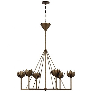 Alberto - 6 Light Large Chandelier In Casual Style-46.75 Inches Tall and 40 Inches Wide - 1225451