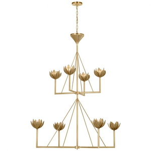 Alberto - 8 Light Large 2-Tier Chandelier-57.5 Inches Tall and 48 Inches Wide - 1328139