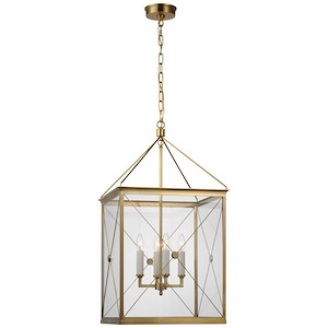 Rossi - 22W 4 LED Medium Lantern In Traditional Style-33.5 Inches Tall and 18 Inches Wide
