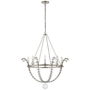 Alonzo - 44W 8 LED Large Chandelier In Traditional Style-40.75 Inches Tall and 34.5 Inches Wide