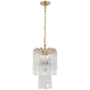 Lorelei - 22W 4 LED Petite Waterfall Chandelier In Traditional Style-23.5 Inches Tall and 12 Inches Wide - 1112271