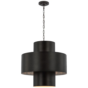 Chalmette - 20W 8 LED Layered Pendant-24 Inches Tall and 25 Inches Wide