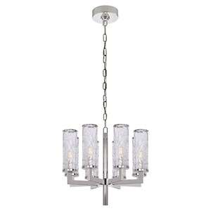 Liaison - 8 Light Chandelier In Modern Style-16.5 Inches Tall and 20.5 Inches Wide