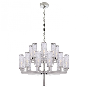 Liaison - 20 Light 2-Tier Chandelier In Modern Style-28.5 Inches Tall and 34 Inches Wide - 695788