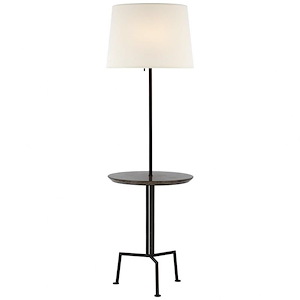 Tavlian - 45W 3 LED Large Tray Table Floor Lamp In Modern Style-65 Inches Tall and 20 Inches Wide