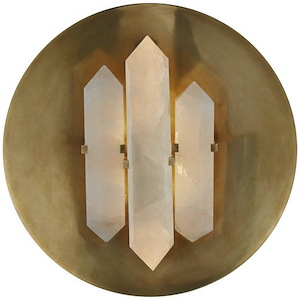 Halcyon - 2 Light Round Wall Sconce In Modern Style-14 Inches Tall and 14 Inches Wide