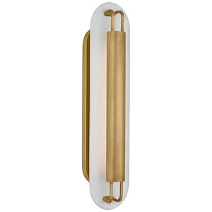 Teline - 12W LED Oval Wall Sconce In Modern Style-24 Inches Tall and 6 Inches Wide - 1314605