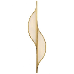 Avant - 2 Light Large Large Curve Wall Sconce In Modern Style-24.5 Inches Tall and 6.25 Inches Wide