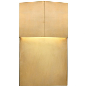 Rega - 12W LED Outdoor Wide Wall Sconce In Modern Style-12 Inches Tall and 7 Inches Wide - 1112321