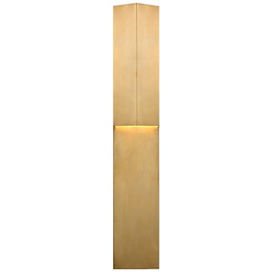 Rega - 12W LED Outdoor Folded Wall Sconce In Modern Style-30 Inches Tall and 5.25 Inches Wide