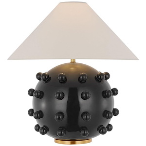 Linden - 15W 1 LED Medium Orb Table Lamp In Modern Style-23 Inches Tall and 21 Inches Wide