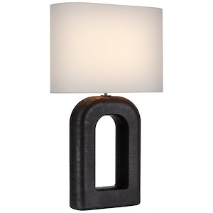 Utopia - 15W 1 LED Large Combed Table Lamp In Casual Style-33.5 Inches Tall and 20 Inches Wide - 1112328