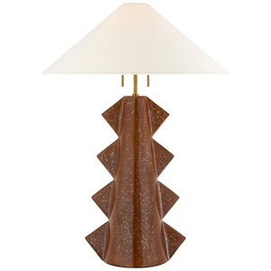 Senso - 2 Light Large Table Lamp In Casual Style-33 Inches Tall and 24 Inches Wide