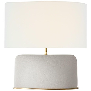 Amantani - 15W 1 LED Medium Sculpted Form Table Lamp-23 Inches Tall and 22 Inches Wide - 1314612